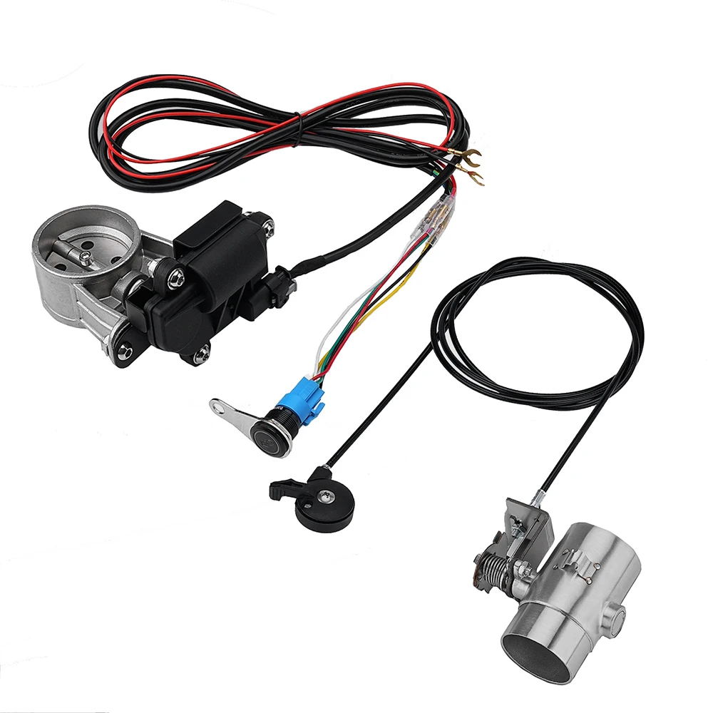 Performance Hot Sale Motorcycle Exhaust Pipe System Locomotive Sound tainless Steel Valve Electronic SwitQK Button Control 51mm