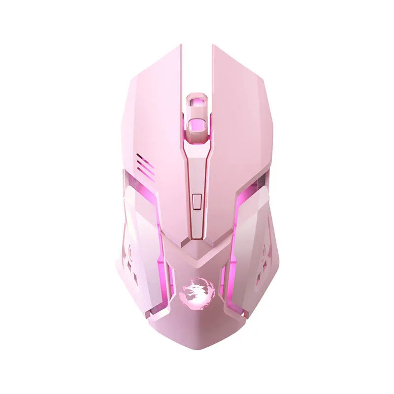 Roze Usb Gaming Muis Bedrade Rgb Gamer Muis 6 Knoppen Muizen Optische Kantoor Computer Muis Voor Desktop Laptop Ergonomische Muis