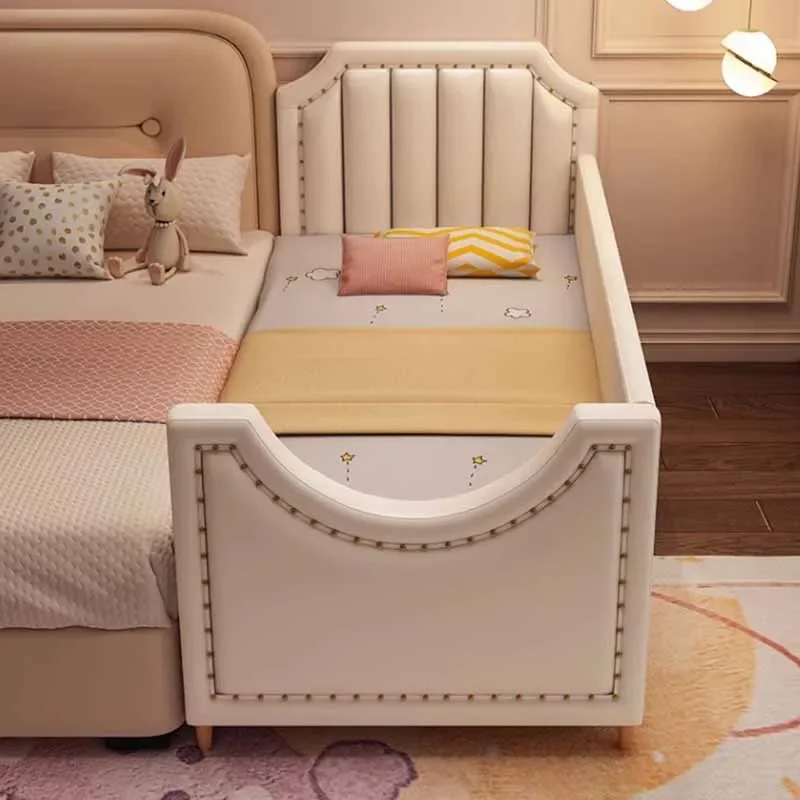 Fashion Guardrail Children Beds Safety Near Beauty Castle Children Beds Girl Princess Camas Dormitorio Bedroom Furniture