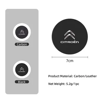 Podkładki antypoślizgowe na kubek na wodę do samochodu Citroen C4 C3 C5 C1 C2 Berlingo Celysee Cactus Picasso Aircross Saxo Grand 8 best sales akcesoria do citroena grand c4 picasso - №8