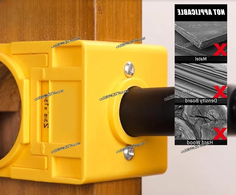 Ball Lock Hole Opener Set Woodworking Small Coup Door Installation Tool