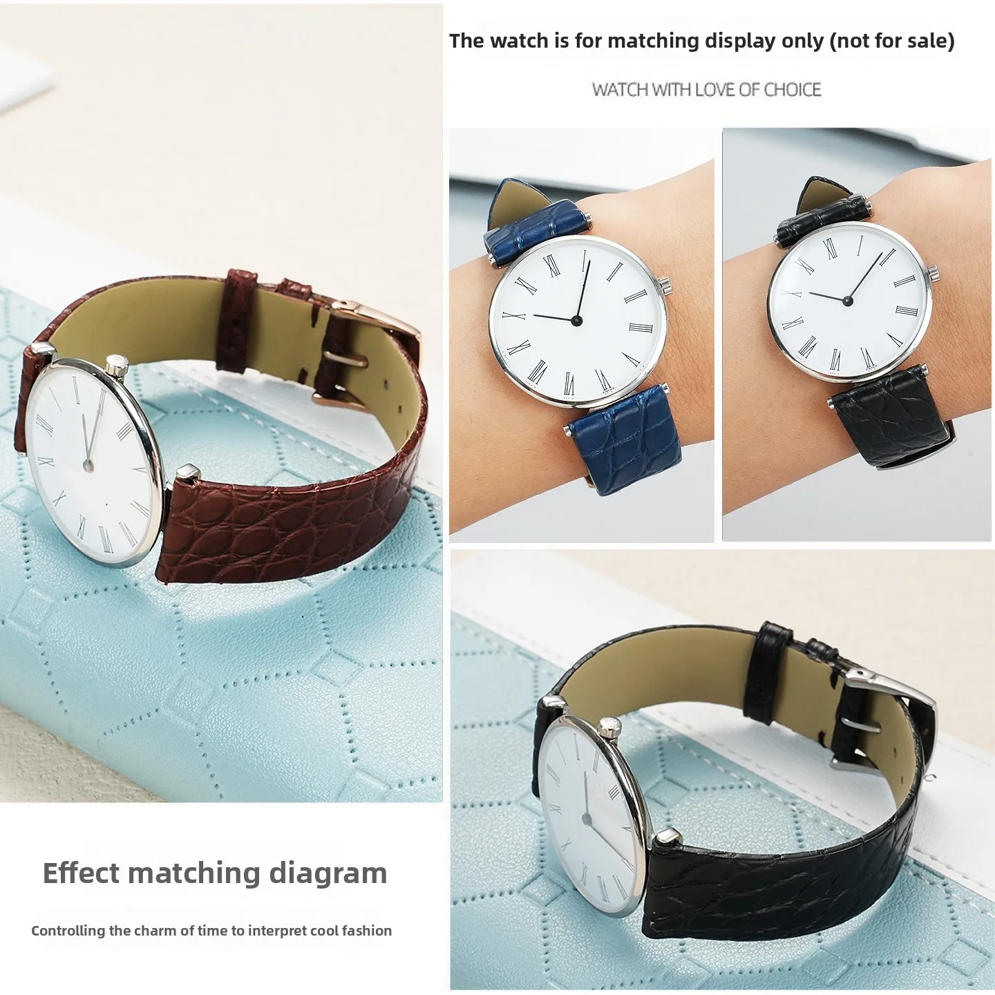 Ультратонкий ремешок из мягкой крокодиловой кожи 12 13 16 18 19 20 мм для Longines L4 L2 La VC MIDO Cartier, ремешок для часов, мужской и женский браслет