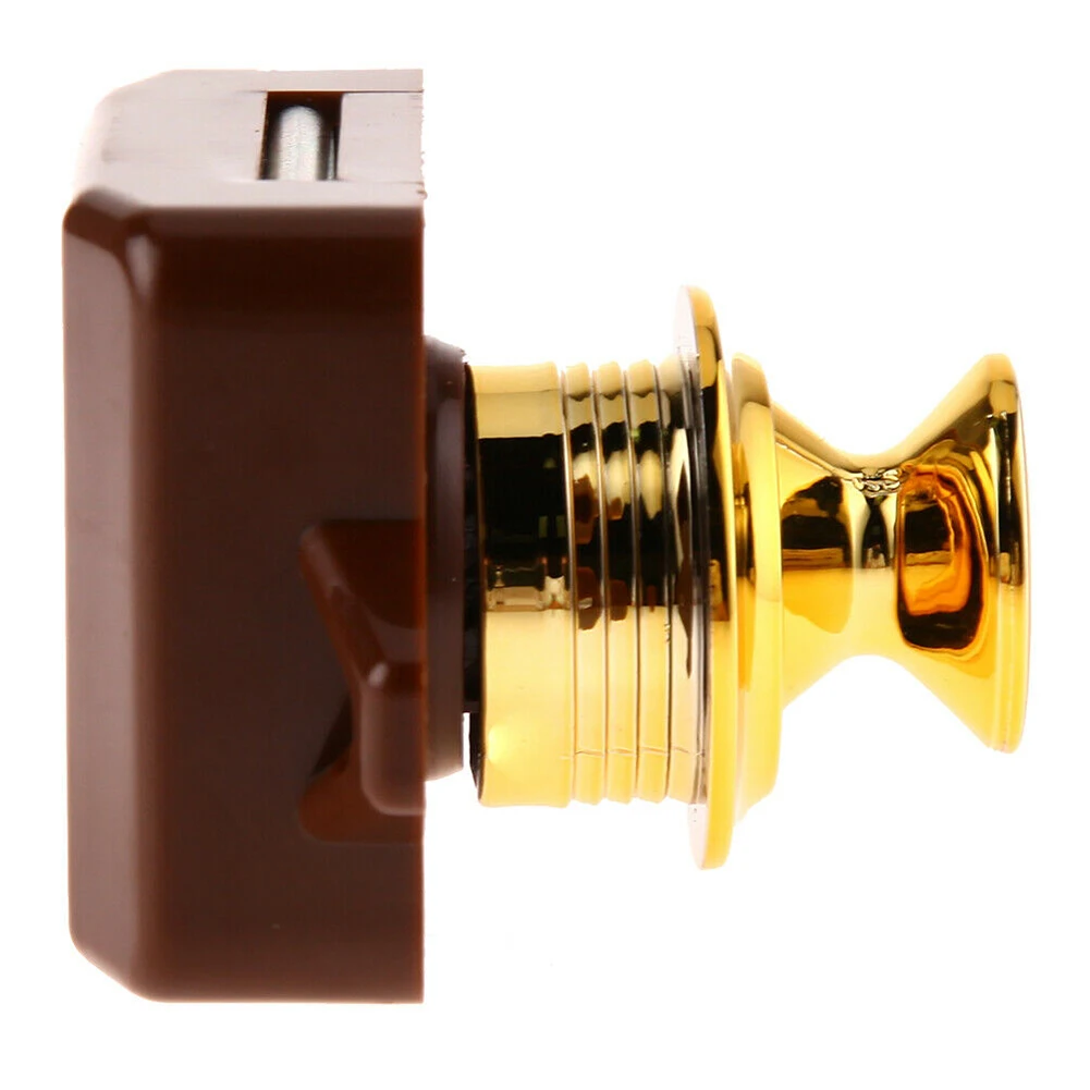 Lock Button Catch Lock Push Zinc Alloy 26mm Cabinet Camper Cupboard Door Latch Knob Button Catch Lock High Quality