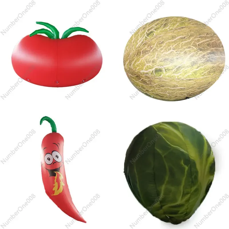 Inflatable Fruit Models PVC, Pineapple Watermelon Peach Banana for Party Decoration Customized Price