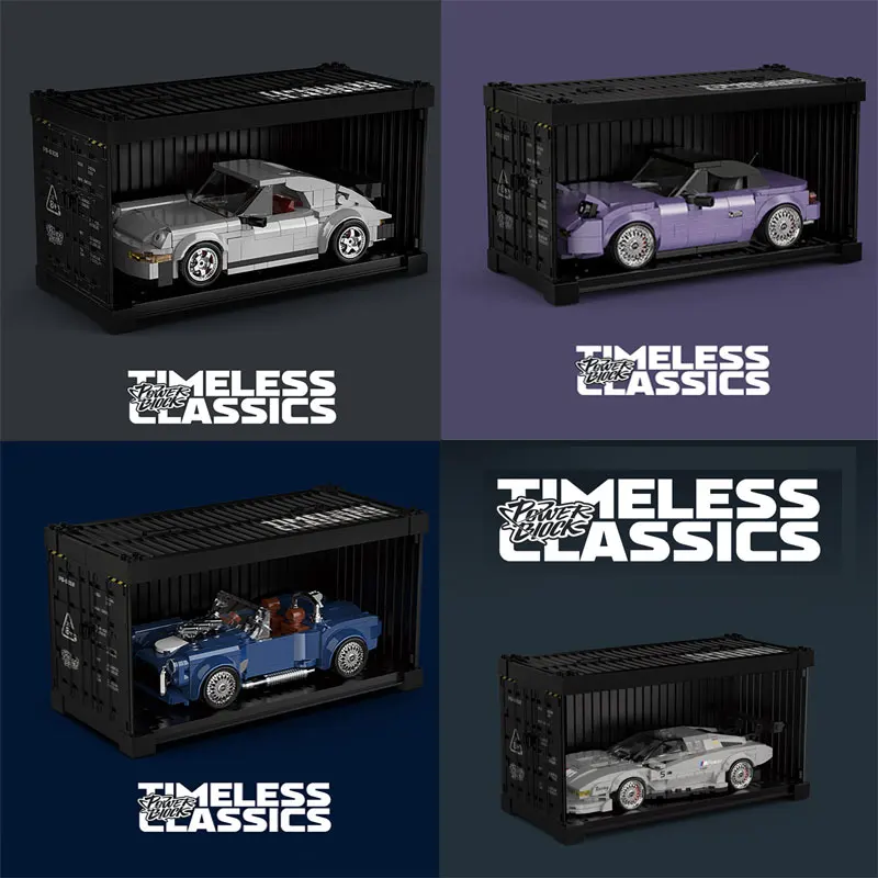 PB Creative Speed Car Series Building Blocks Sports Racing Hypercar Car Model Bricks Adult Desktop Display DIY Kit for Kids Gift