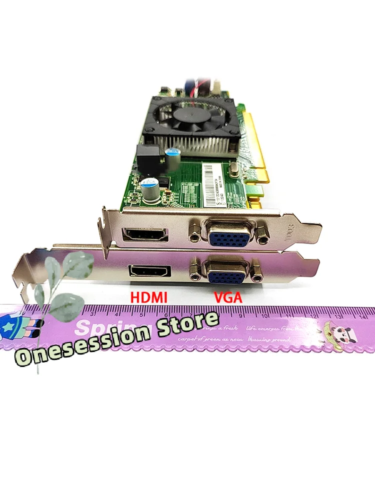 Low Profile Bracket Adapter for Half Height Graphics Cards DVI VGA Port Desktop Slim Small Case Dedicated Graphics Small Profile