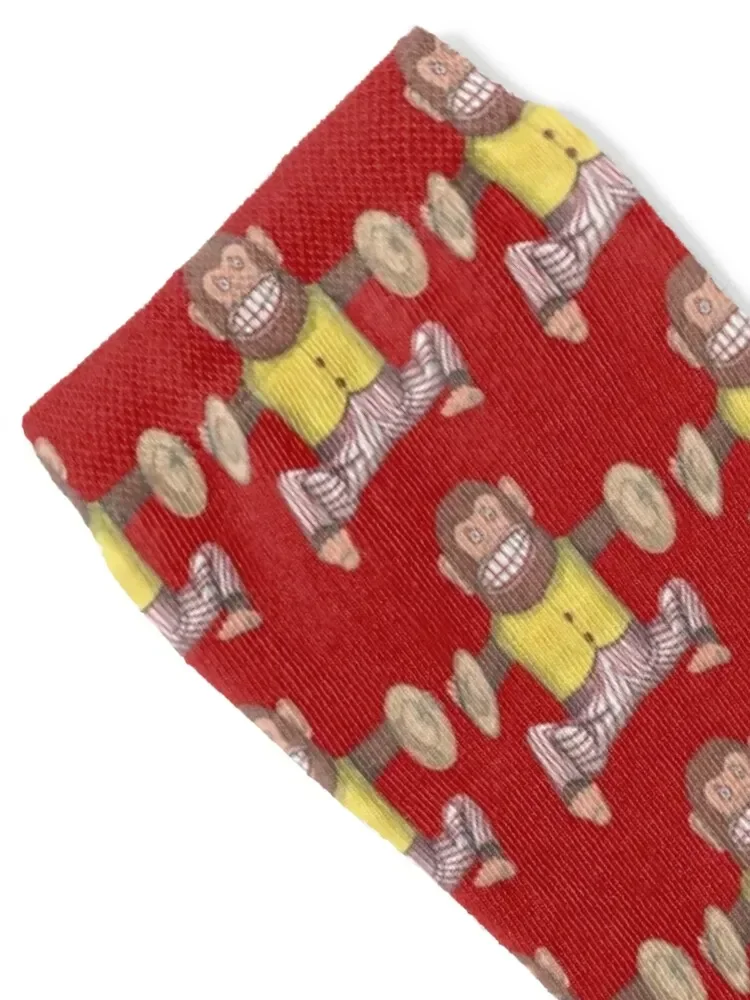 Monkey, Clapping Monkey, Retro Toy. Socks New year's soccer anti-slip summer Boy Socks Women's