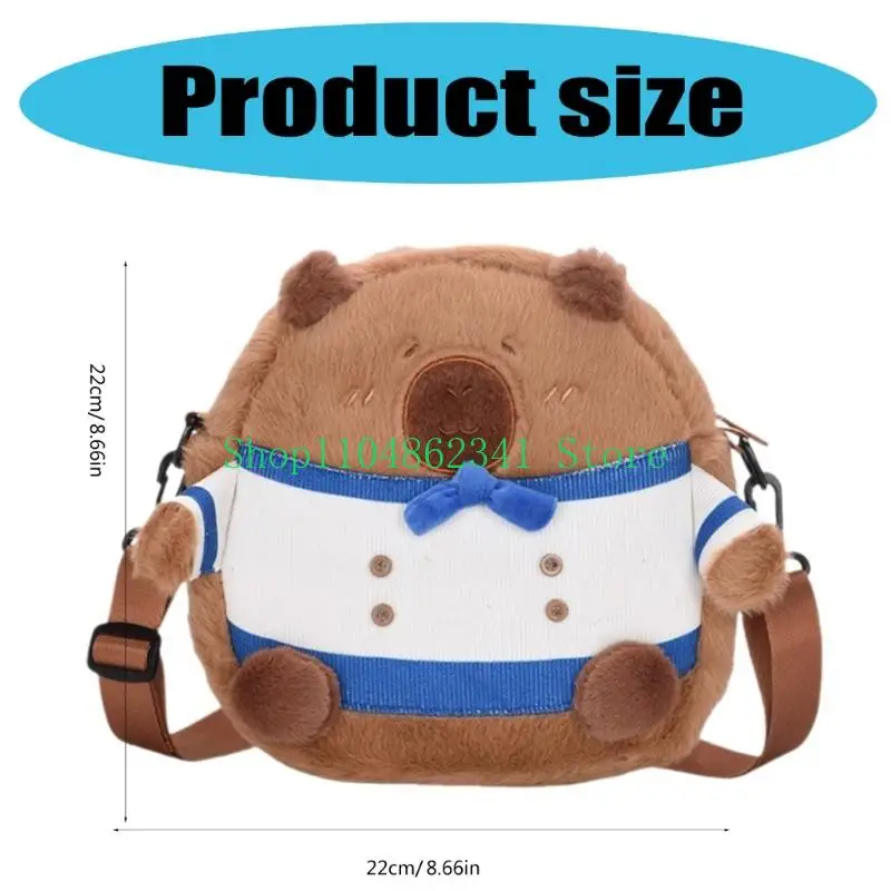 5ASD 사랑스러운 메신저 백 만화 가방 플러시 카피 바라 어깨 가방 크로스 바디 백