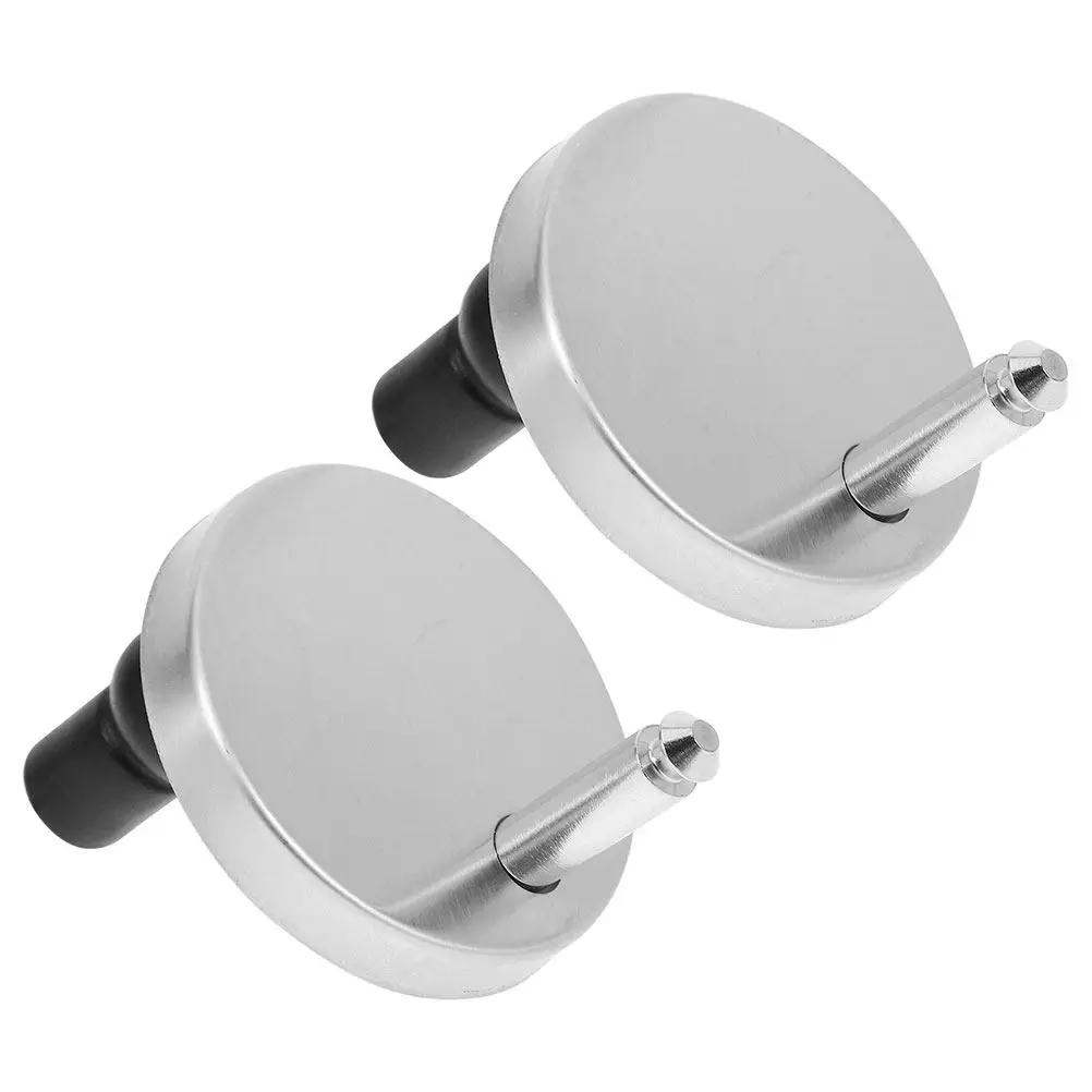 

2Sets Toilet Seat Fittings Replacement Kit Compatible with Smart Toilet Seats Secure Stable Mounting Bolts Hinges for Household
