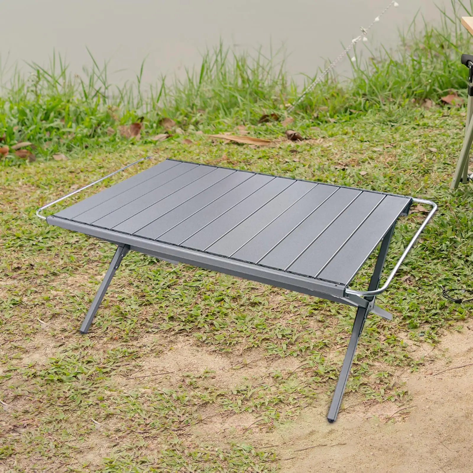 

Folding Camping Table Furniture Roll up Picnic Table for Outdoor Beach Patio