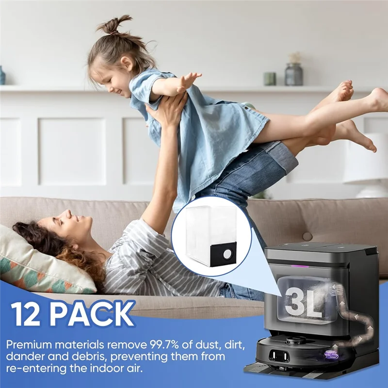 A66T-Vacuum Cleaner Dust Replacement Bags For Eureka J15 Pro Ultra Vacuum Cleaner Parts