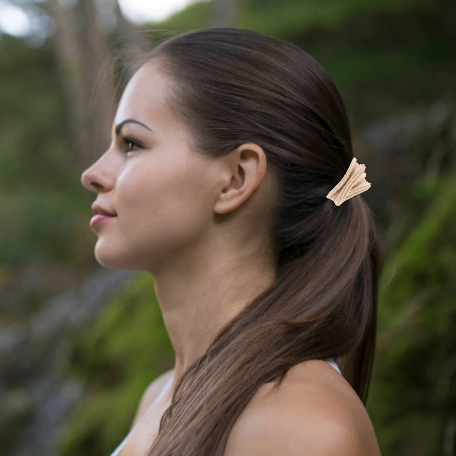 

8Pcs Soft Elastic Hair Ties Seamless No Slip Ponytail Holders for Women Girls High Elasticity Hair Bands Assorted Solid Colors