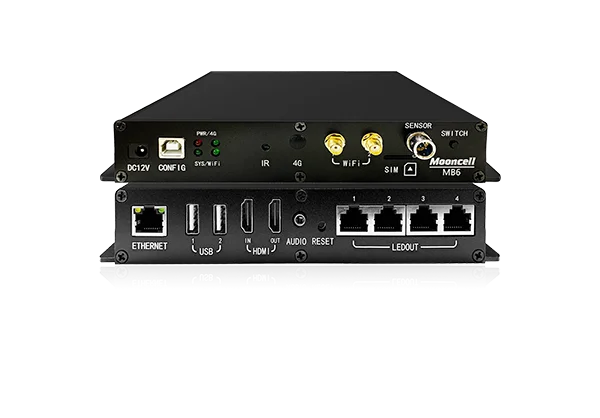 

Mooncell MB6 Cloud Based Media player 2.3 Million Pixels