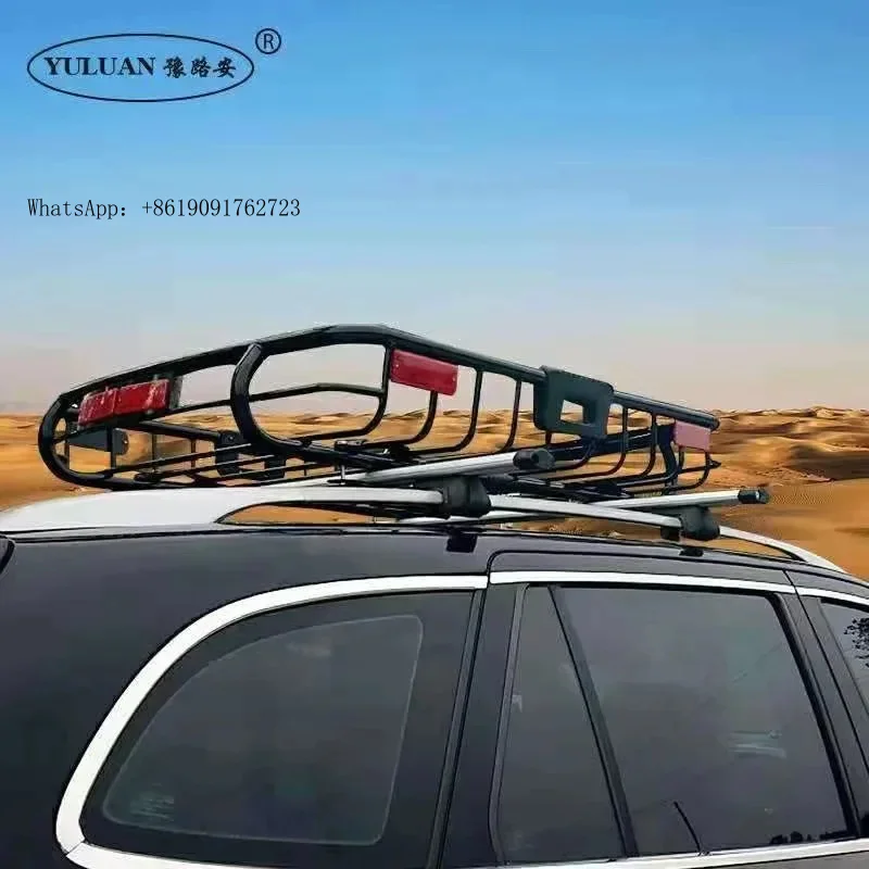 

Factory Hot Selling Carbon Steel Universal Lage Rack For Folding Car Hook Mount Roof Racks