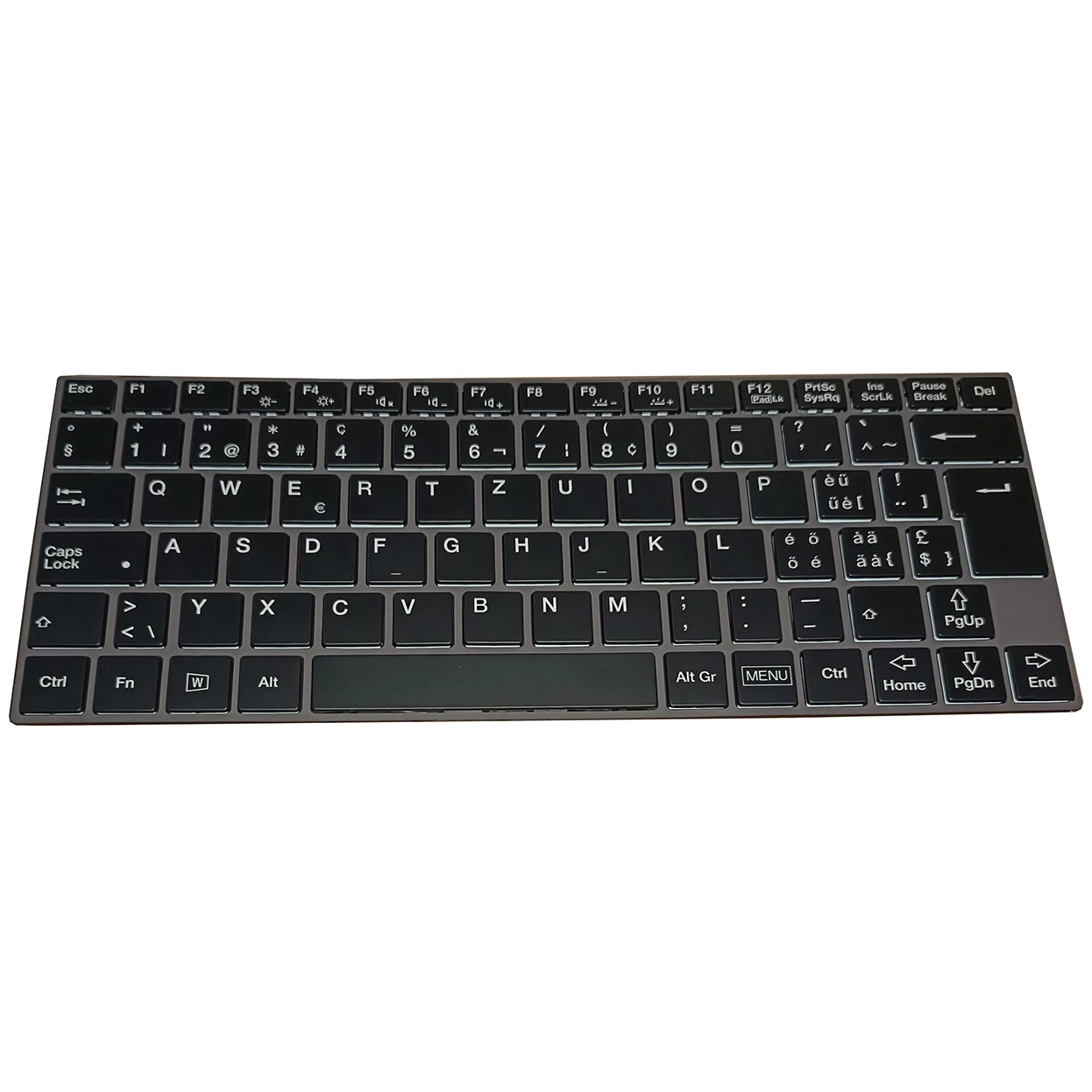 

Laptop Keyboard For RODA Lizard RS11 United States US/United Kingdom UK/Swiss SW Black With Brown Frame
