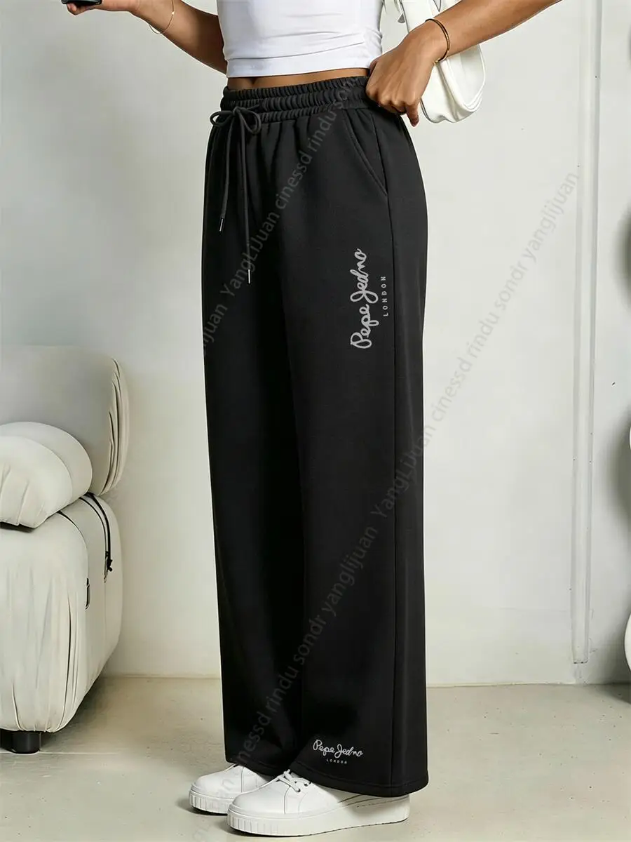Women Pants Straight Leg Sweatpants Graphic Letter Print Trousers Casual Streetwear Y2K High quality Hot Sale Woman Joggers