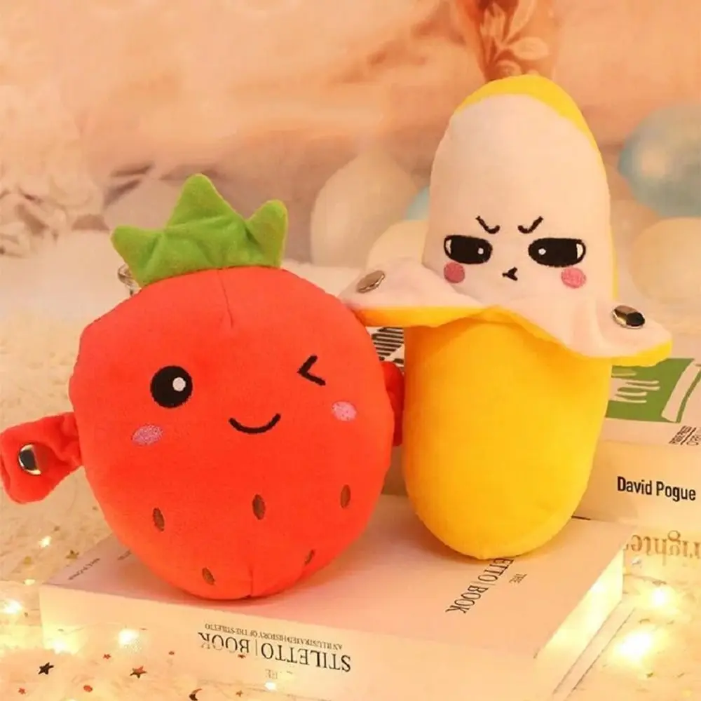 Creative Fruit Induction Metronome 15 Music Modes Soft Fruit Plush Toy Stuffed Doll Birthday Gifts Educational Toy