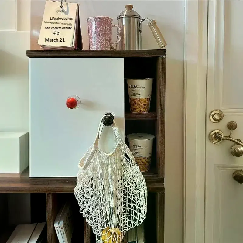 1PC Creative Joystick Ball Switch Sticker Red Ball Wall Stickers Black Ball Switch Decoration Switch Decorative Dmall Ornament