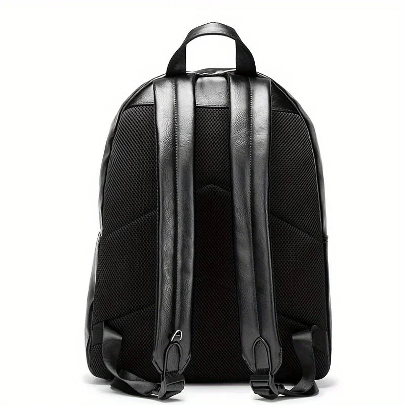 New Design Fashion Men Backpack PU  Laptop Backpack Schoolbag Back Bag Pack Male Travel Bags Large