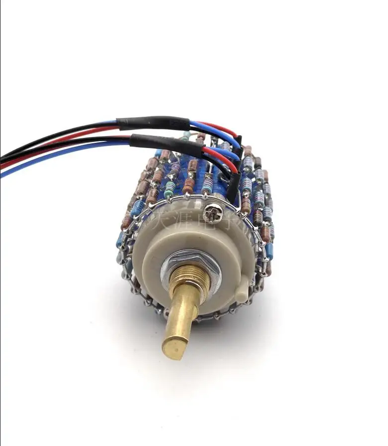 HiFi 24 Steps Vishay Dale Resistance L-Type Stereo Audio Volume Potentiometer