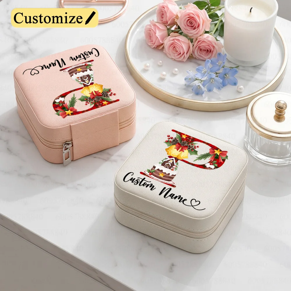 Personalized Name Christmas Jewellery Storage Box