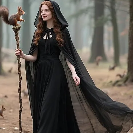 Medieval Cosplay Renaissance Archer Costumes Hooded Robe Lace Up Pullover Long Hoodie Dress Cloak Halloween Party