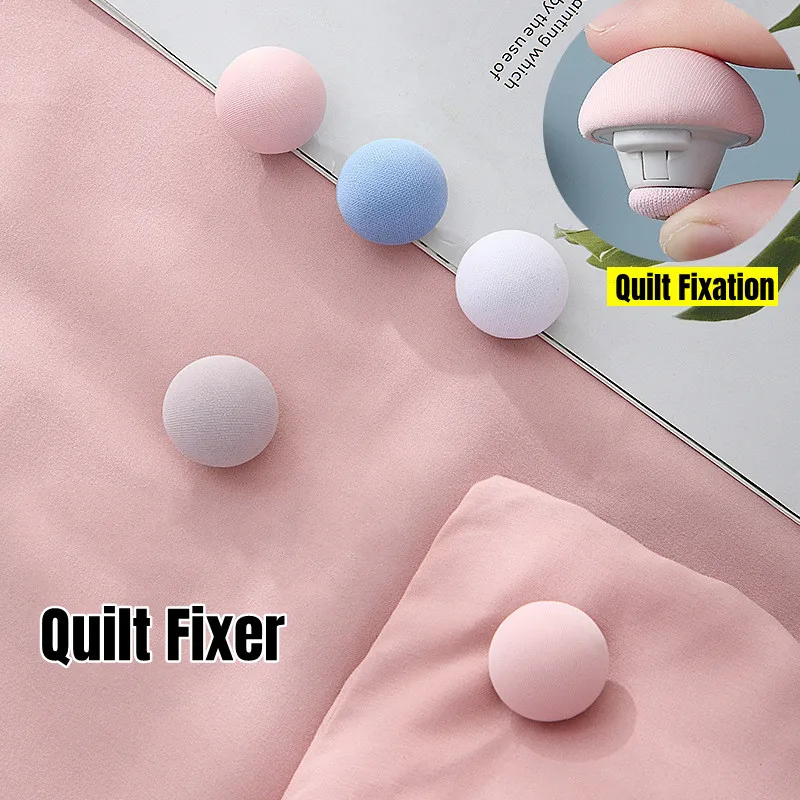 BedSheet Quilt Clip One Key To Easy Unlock Duvet Cover Fastener Clip Anti-Slip Blanket Buckles Quilt Holder Fixator Grippers