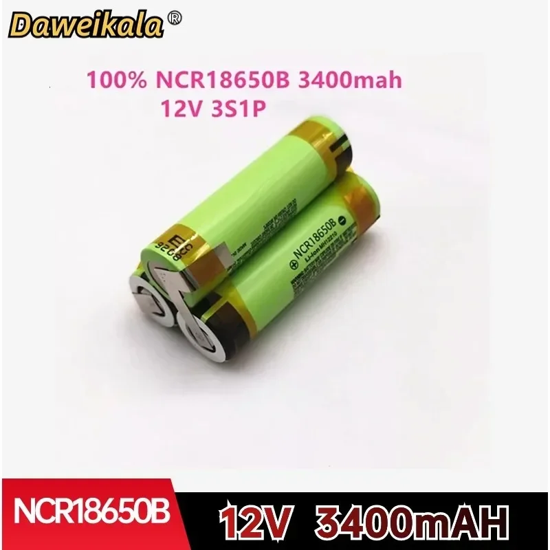 2024 New original 12V 16.8V 21V 25V Battery NCR18650B Pack NCR18650B 6800mah 20A Discharge Current for shura screwdriver battery