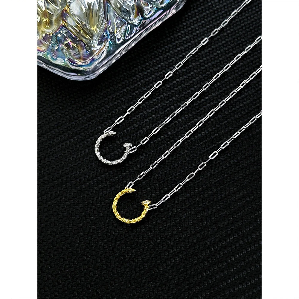 

Euro U-Shaped Geometric - 925, Contrast Unique Women's Collar Pendant