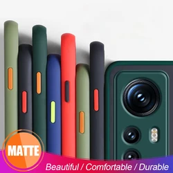 For Xiaomi Redmi Note 12S 4G Skin Feel Matte Silicone Hard Shockproof Cover Case For Redmi Note 13 Pro+ 12 Pro Plus 5G Note12 S