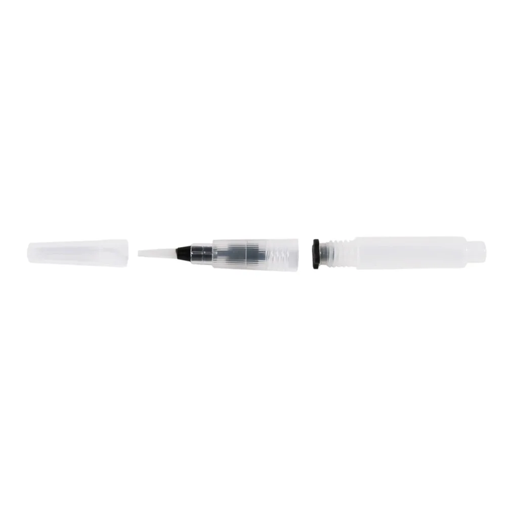 6pcs Water Soluble Water Brush Pens 12cm Length 3 Size Brush Tips Watercolor Brush Pen Set Refillable Watercolor Pens