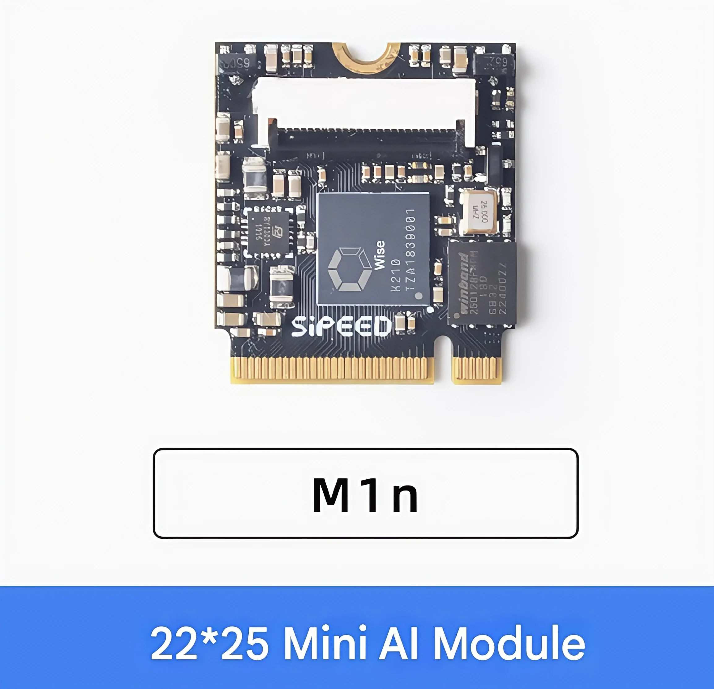 

Sipeed M1n Maix Nano RISC-V K210 AI+loT Модуль с золотым пальцем для глубокого обучения