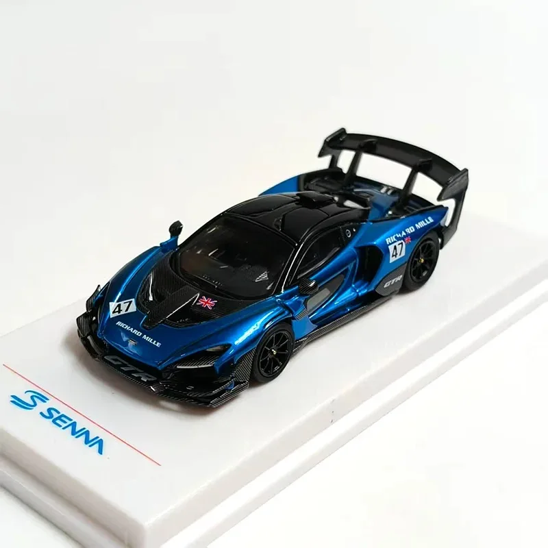 Масштабная-модель-автомобиля-cm-1-64-senna-gtr-720-gt3x-из-сплава-статическая-коллекционная-модель-украшение-праздничный-подарок-игрушка-сувенир