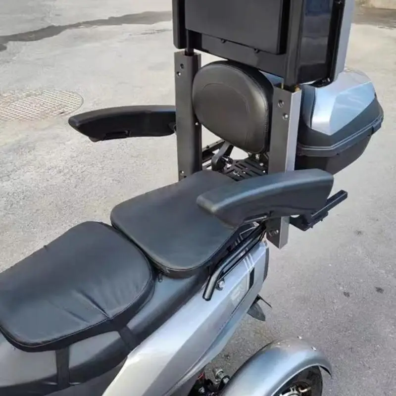 

Motorcycle Rear Safety Armrest Universal Handrail for Electric Vehicle Scooter Passenger Handle Foldable Armrest H9EE