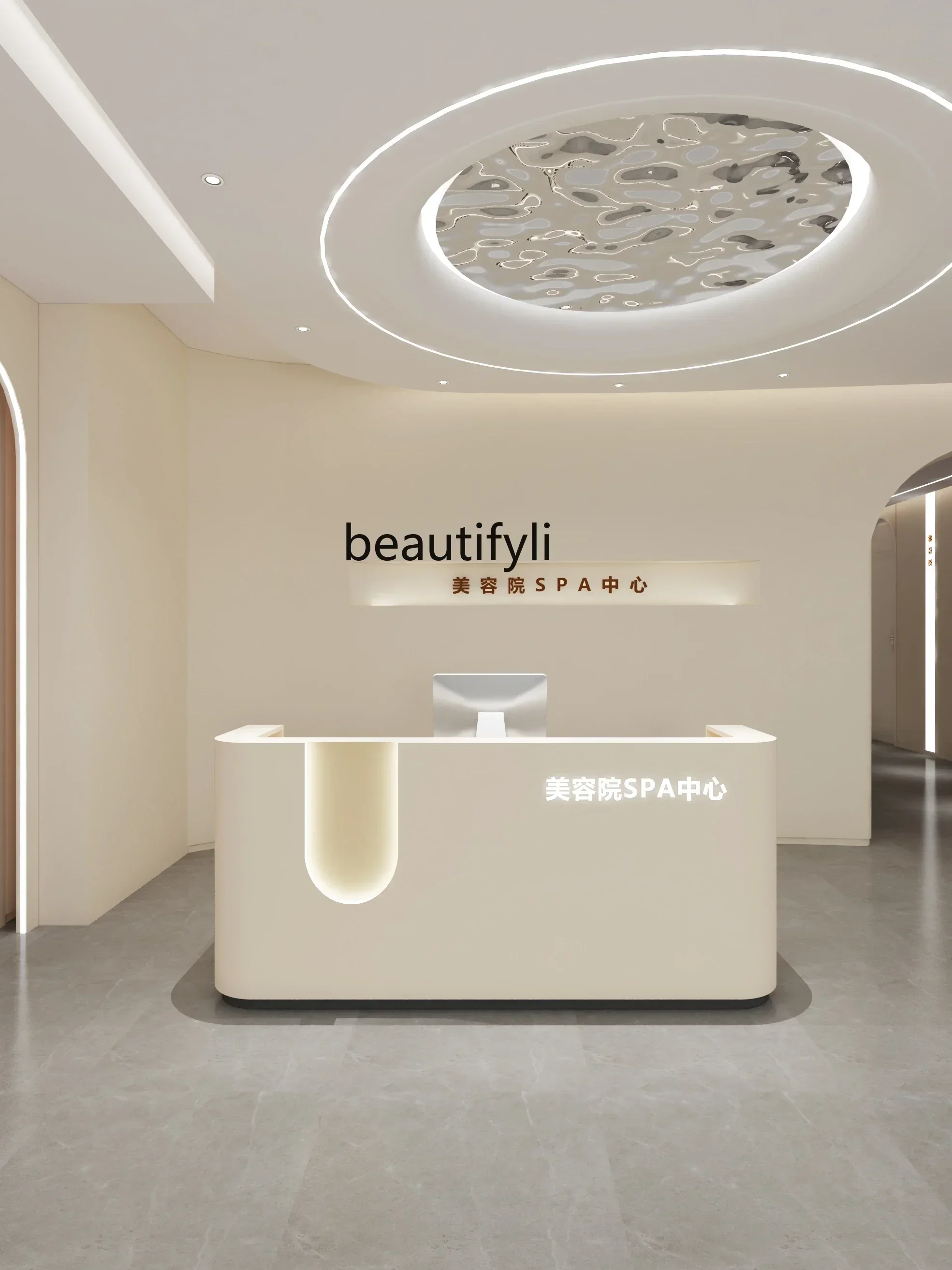 

smt14 New Arrivals Clothing Store Cashier Barber Shop Beauty Salon Bar Counter Simple Modern Small Shop Front Desk Reception Cou