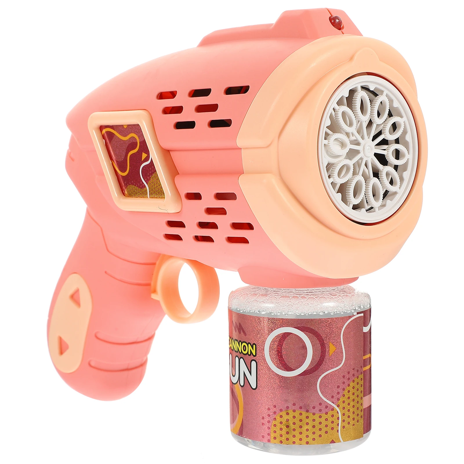 

Automatic Machine Pink Waterproof Kids Toy Electric Blower Summer Fun Family Entertainment Outdoor Indoor Use Children Playtime