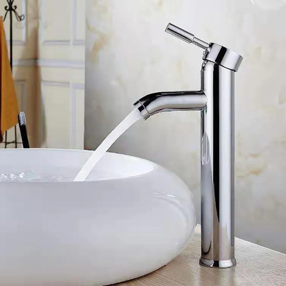 Tianview Hot and cold basin faucet on-counter basin under-counter faucet bathroom bathroom washbasin stainless steel faucet