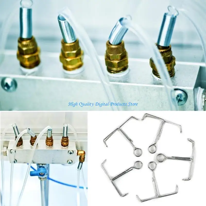 u2je rubber خرطوم مقطع تدفق سائل ضبط pinchcock التحكم في مشبك أنابيب مختبر مختبر مشبك