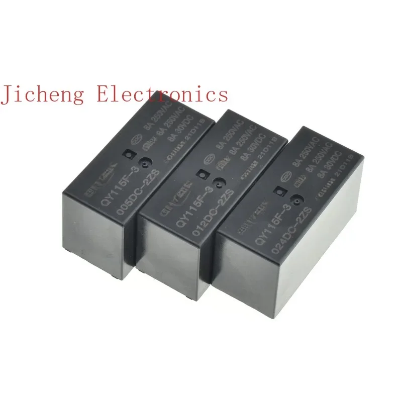 

10PCS QY115F-3-012/024-2ZS 8A 250vac8 foot replacement HF 115 F - 12/24-2 ZS 4