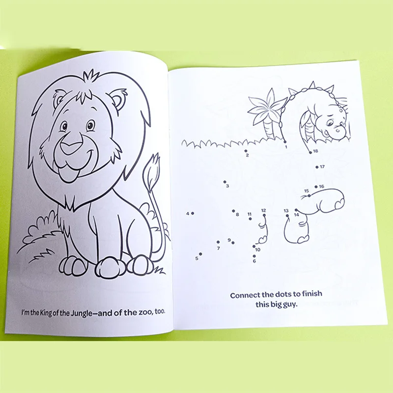 

Coloring Activity Book Cartoon Coloring Book Preschool Enlightenment Puzzle Graffiti Painting Stick Figure