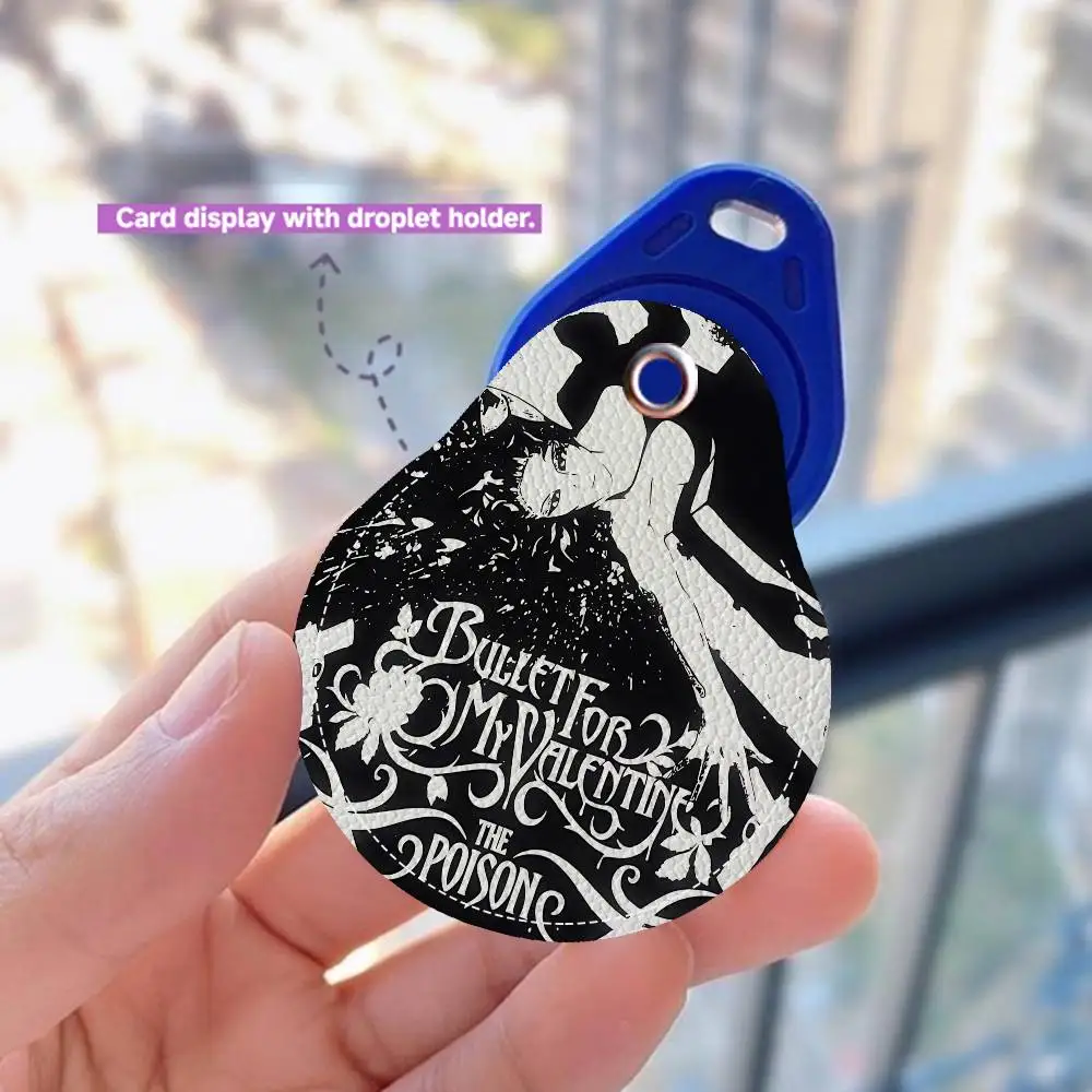 Singer Bullet For My Valentine Animation New Cute Ashionable Simple Portable Sensor Access Card Protective Cover For Men