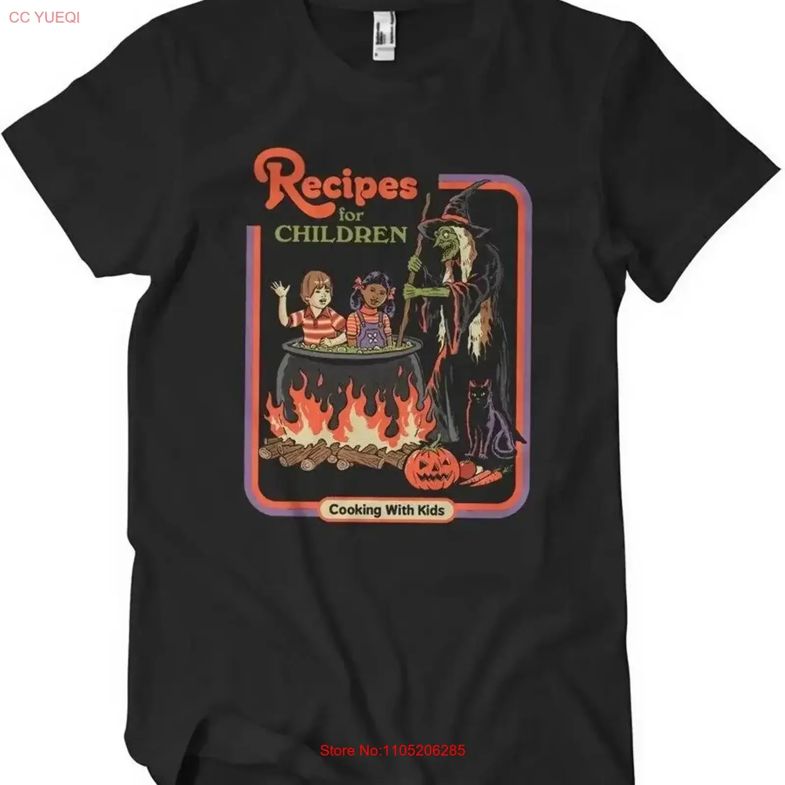 Steven Rhodes Recipes For Children T Shirt Black vintage Washed Soft homme Stylish Breathable Unisex Top For Everyday Wear