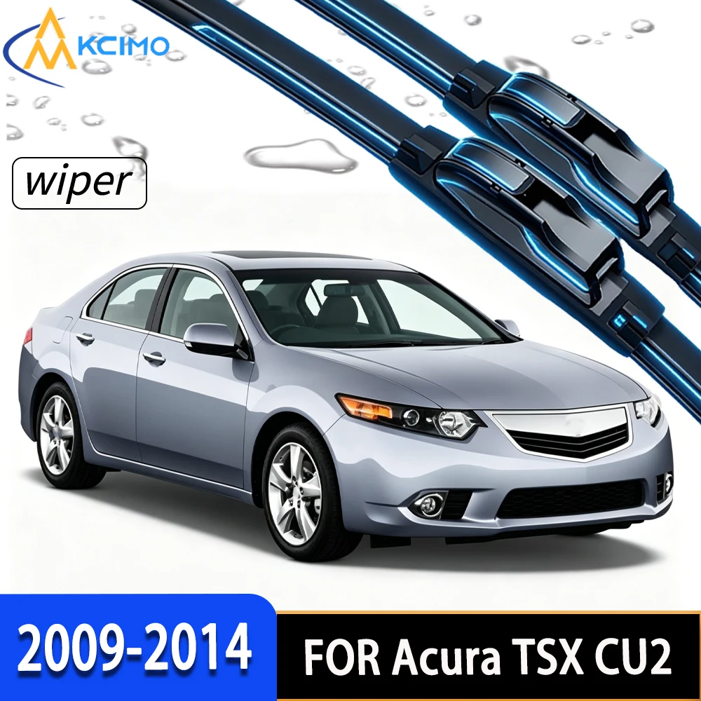 

Premium Front Wiper Blades with Long-Lasting Rubber, Consistent All-Weather Performance for Acura TSX CU2 CU4 CW2 2009-2014
