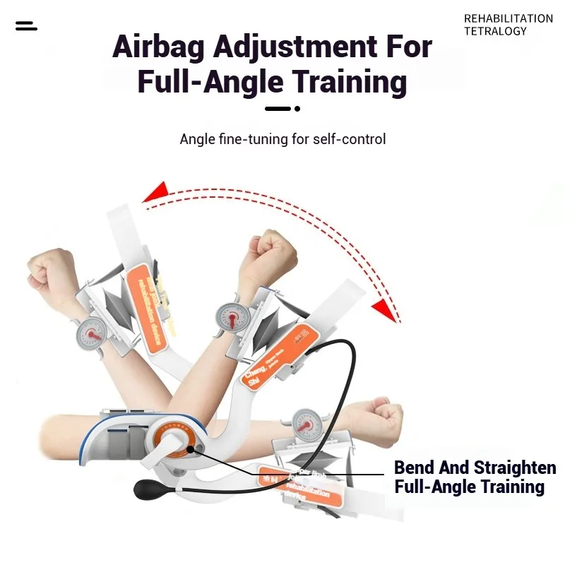 Elbow Joint Rehabilitation Trainer for Kids and Adults Arm Fracture Flexion Extension Automatic Exercise Equipment