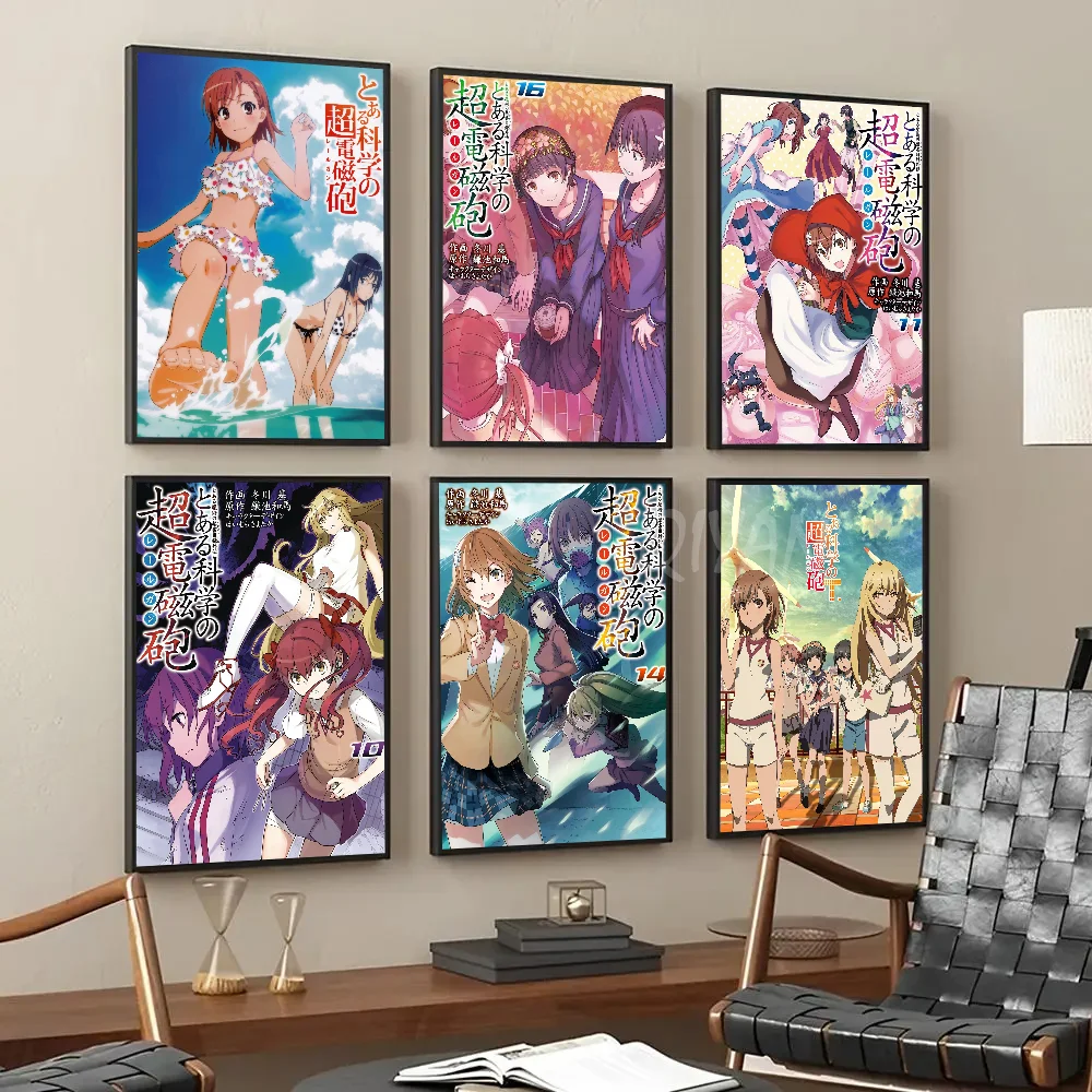 

Anime A Certain Scientific Railgun Poster Paper Print Home Living Room Bedroom Bar Restaurant Cafe Art Painting Decoration