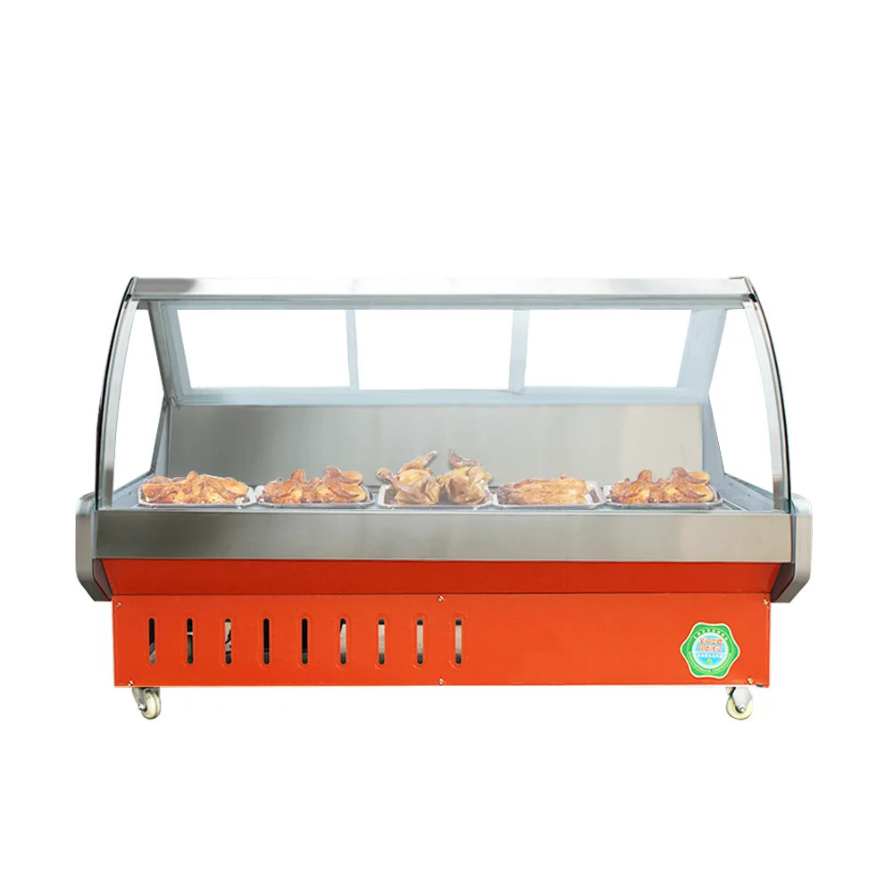 Холодильное оборудование для супермаркетов, оборудование для стрельбы из свежего мяса, витрина для еды