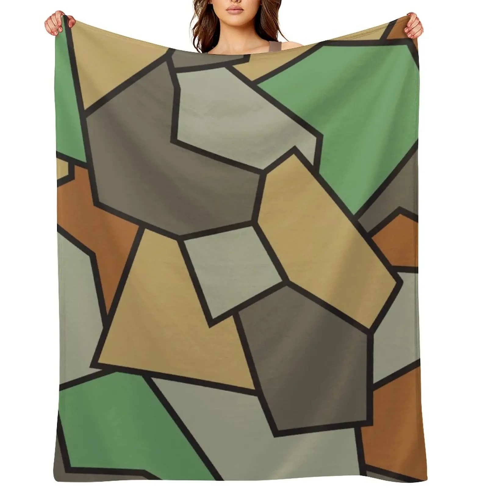 WW1 التمويه رمي بطانية أريكة سرير خمر قيلولة الأرائك البطانيات #1