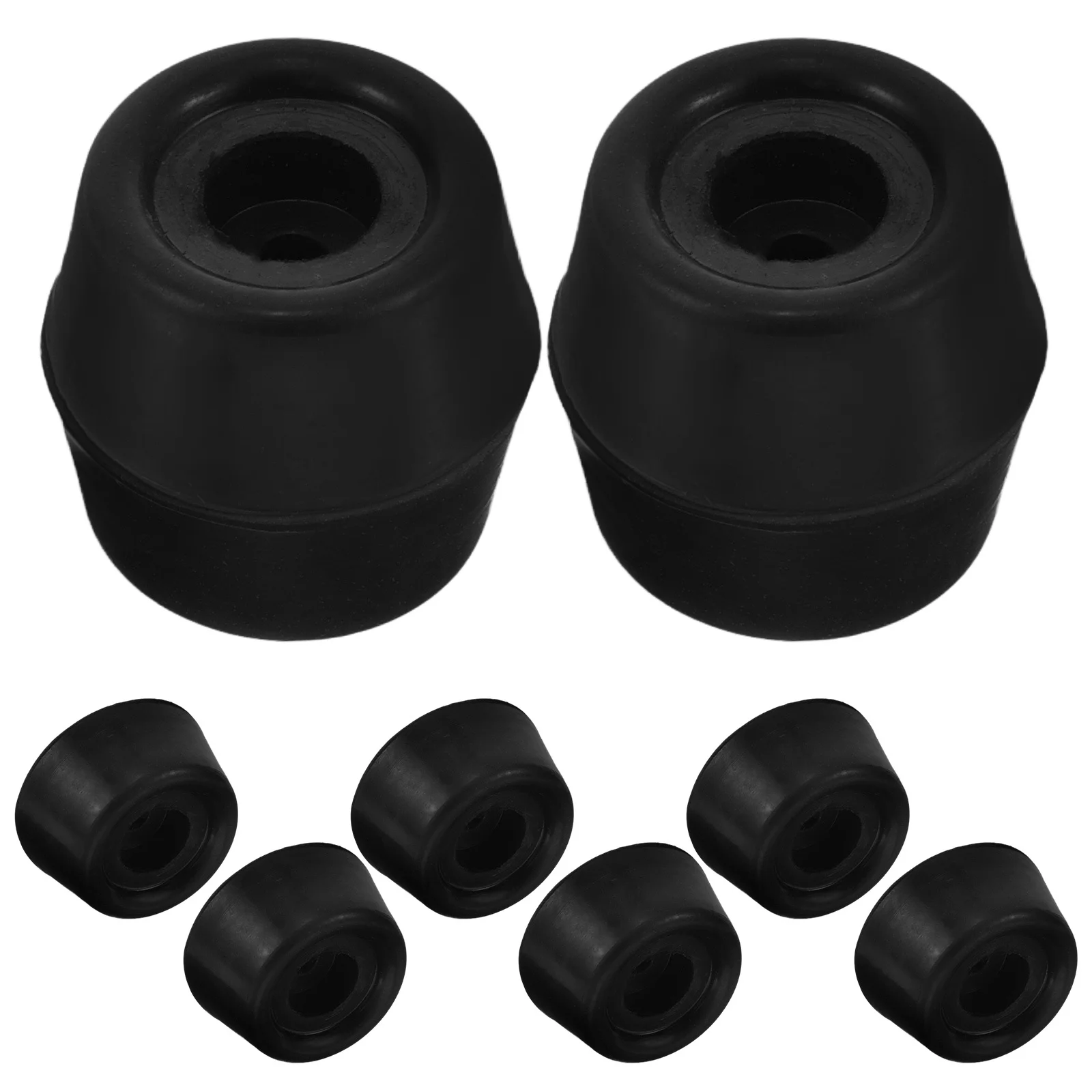 

10Pcs Billiard Cue Bottom Guard Rubber Protector Cap for Pool Stick Tail End Defense Sturdy Wear Resistant Storage Safe