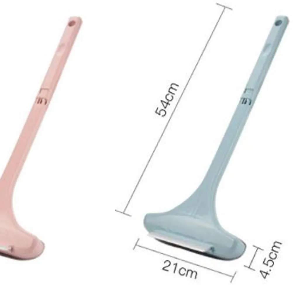 Pink Double-Sided Window Cleaning Tool Squeegee Brush for Bathroom Mirrors Windows Soapy Shower Doors Tiled Surfaces Car