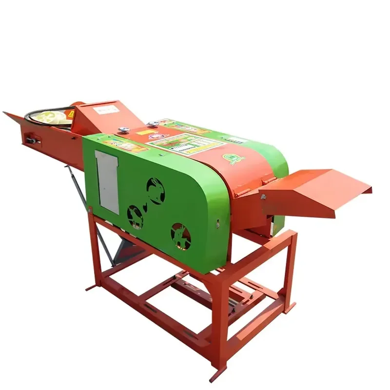 Best Price Small Cow Straw Grass Cutting Machine Agricultural Animal Feed Chaff Cutter with Motor Fresh Rice Stalk Hay Cutter